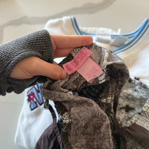 Shes Cool Vintage VTG Y2K Paisley Print Brown Summer Boho Mini Knee Length Dress - Picture 3 of 13